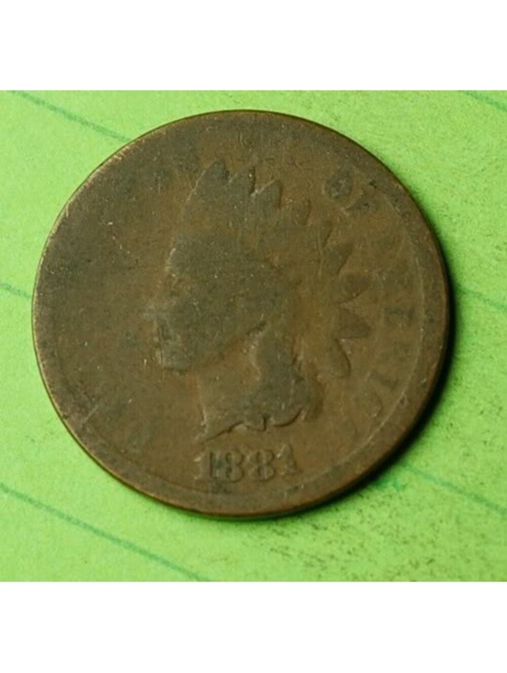 X299 1881 Indian Head Cent Penny 1c - Check Out Our eBay Store - old coin money